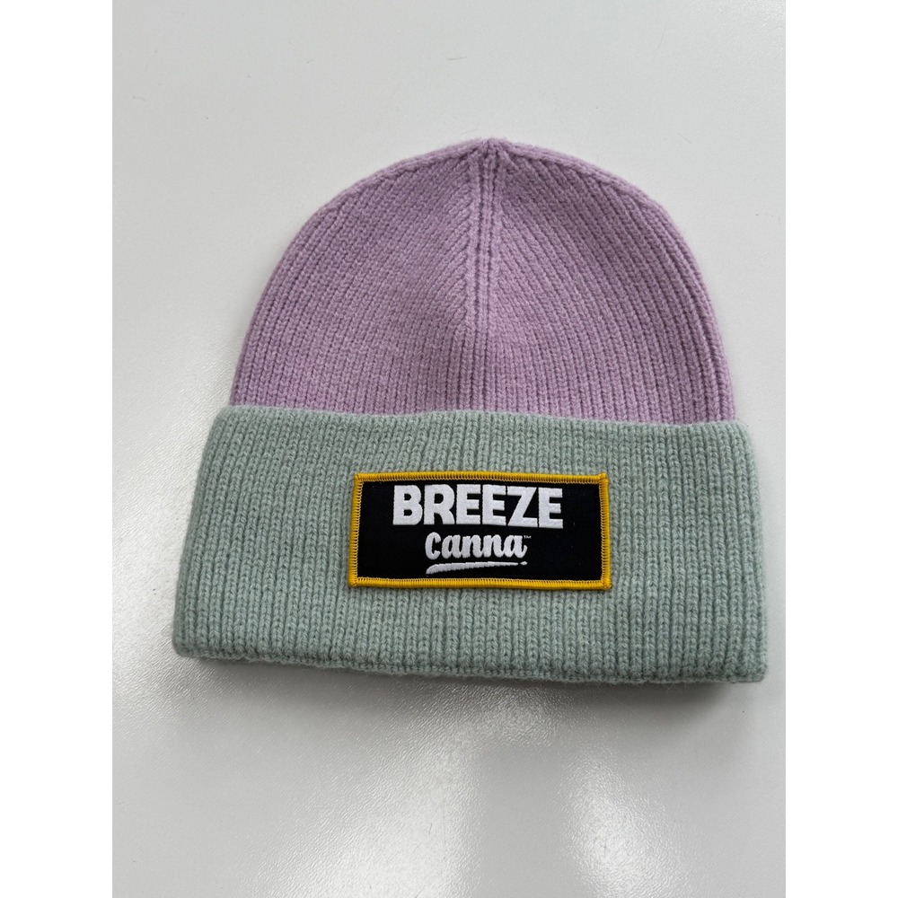 Breeze Smoke Vape Advertising Beanie Pink\blue Hat Rare